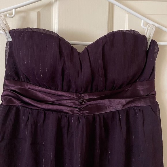 NWT Purple Strapless Top Size Small - Picture 2 of 3